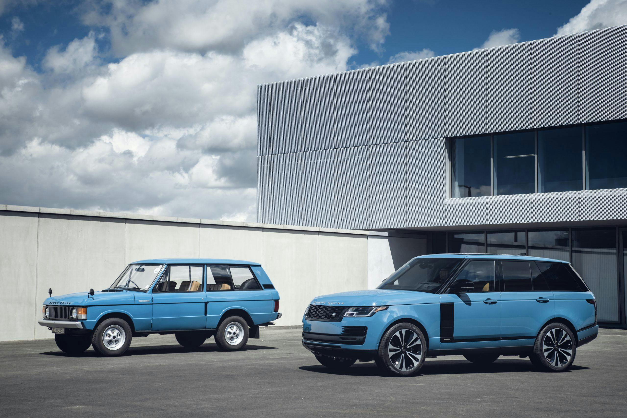Range Rover New And Classic Front Three-Quarter