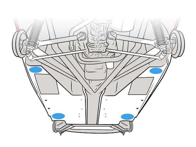 Lotus Underside Jack Points Illustration