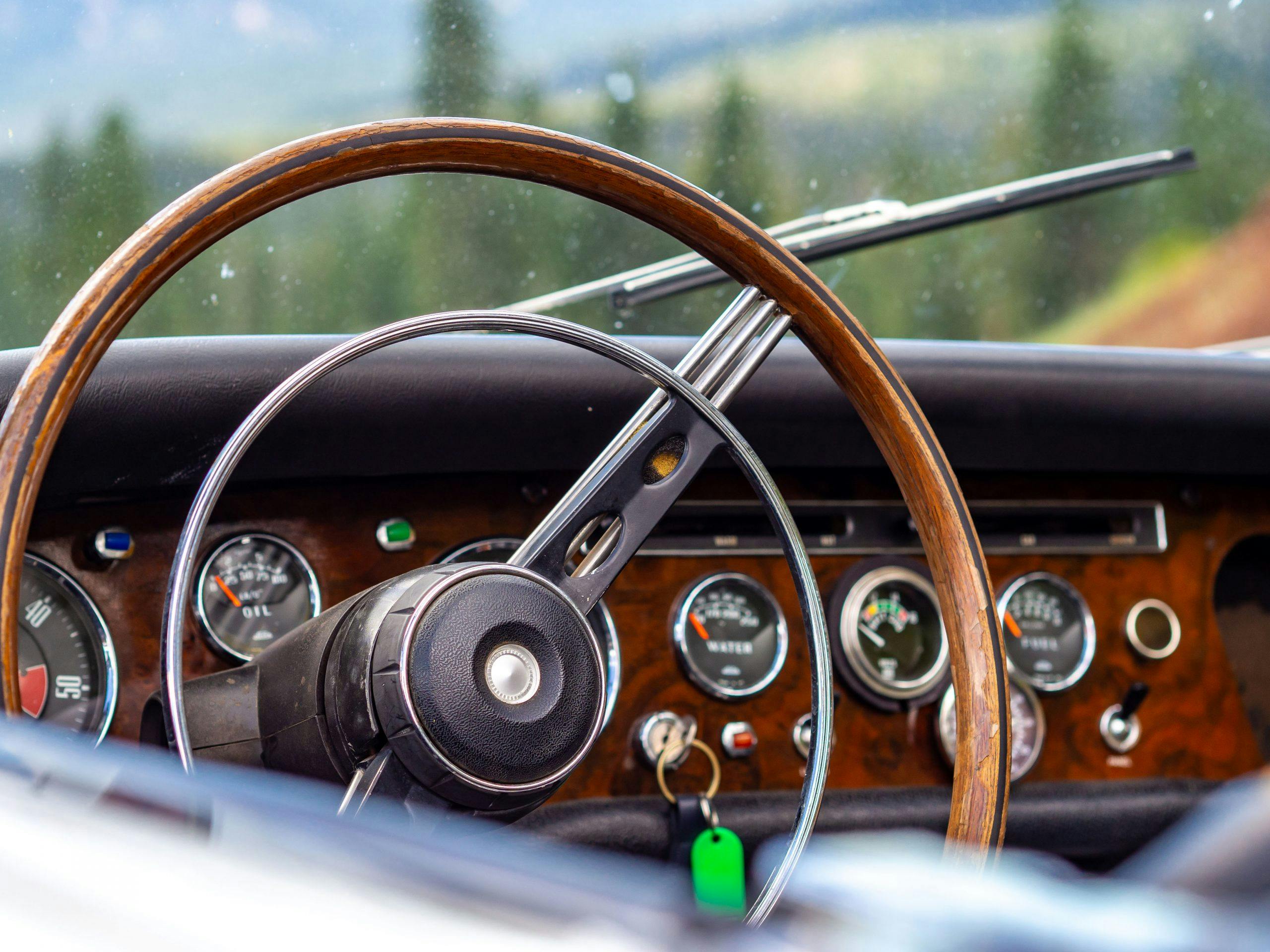 Sunbeam Tiger Steering Wheel