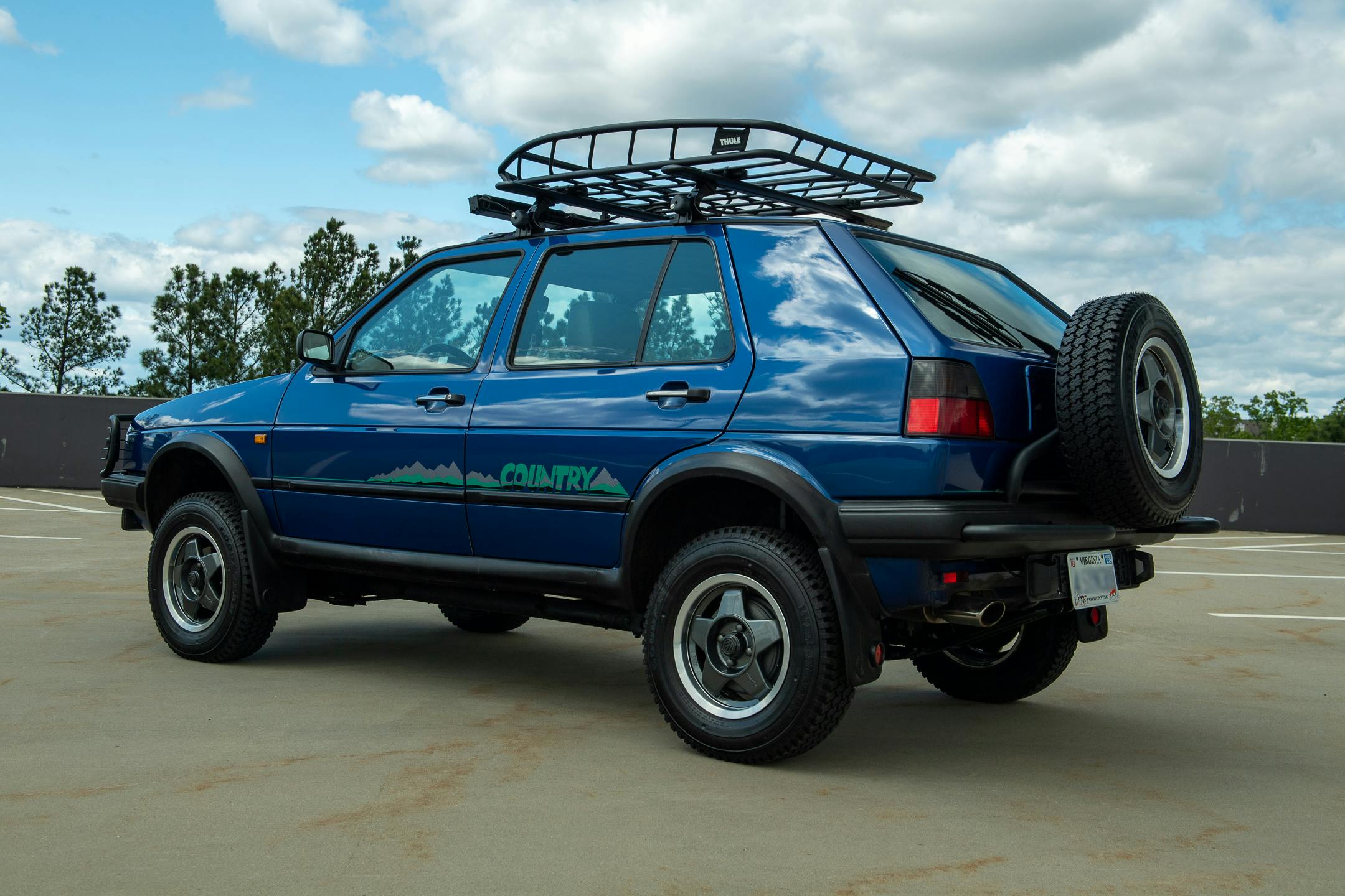 The Volkswagen Golf Country was an all-terrain hatchback before