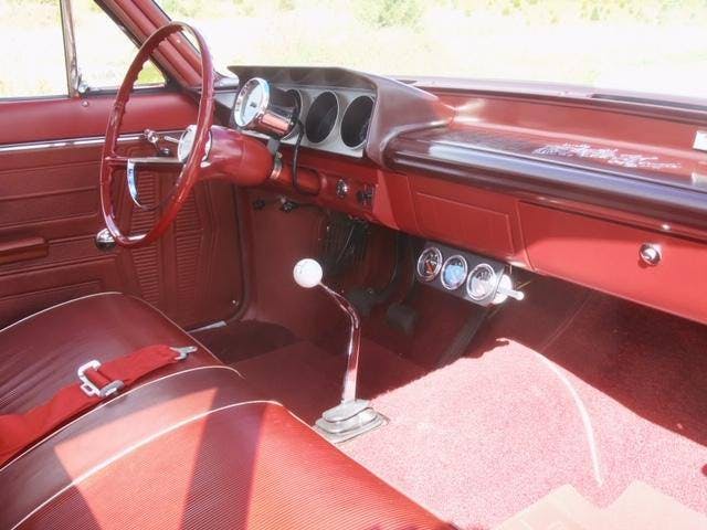 1963 Pontiac Tempest Super Duty Tribute interior