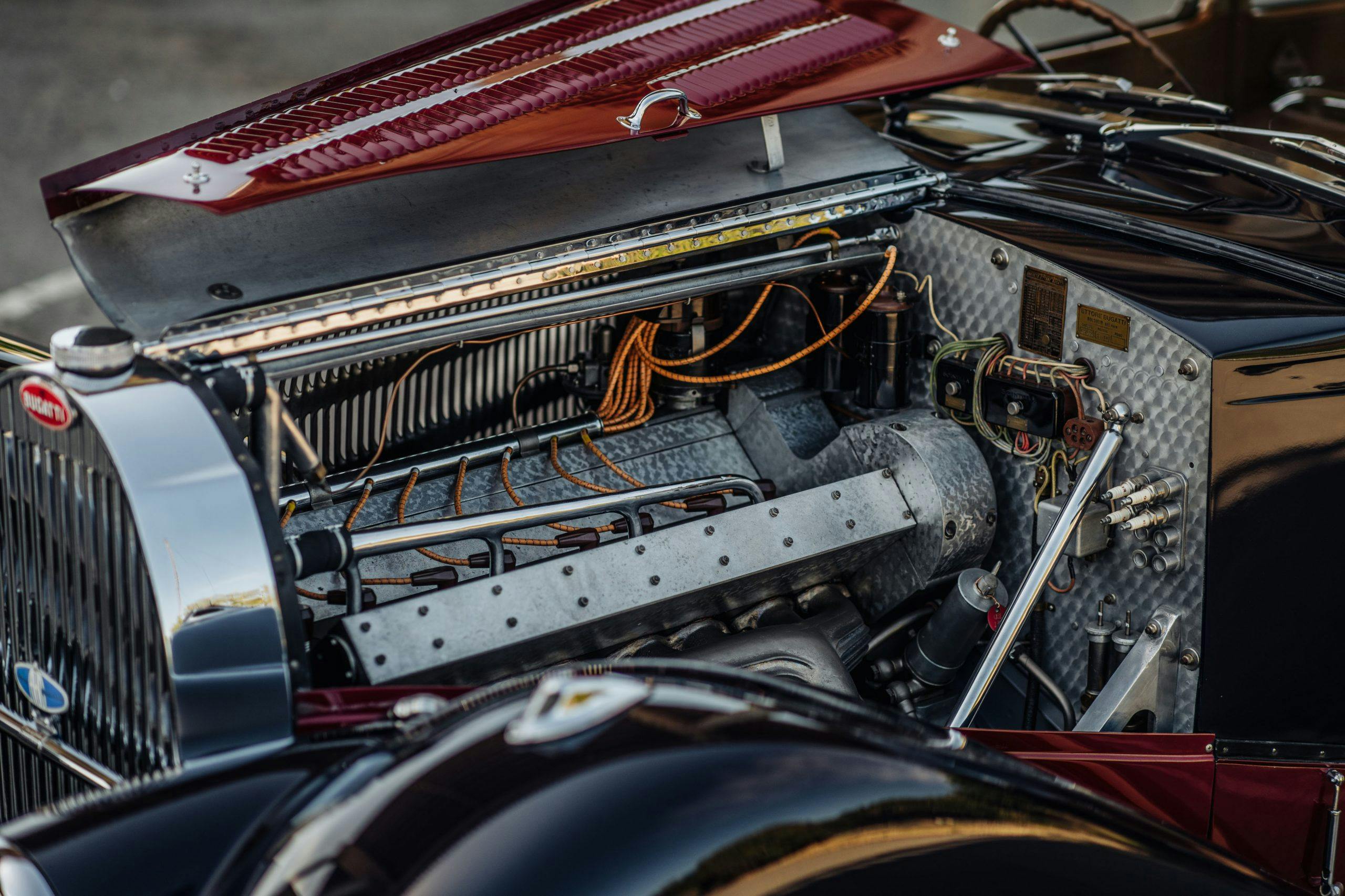 Bugatti 57C Ventoux engine