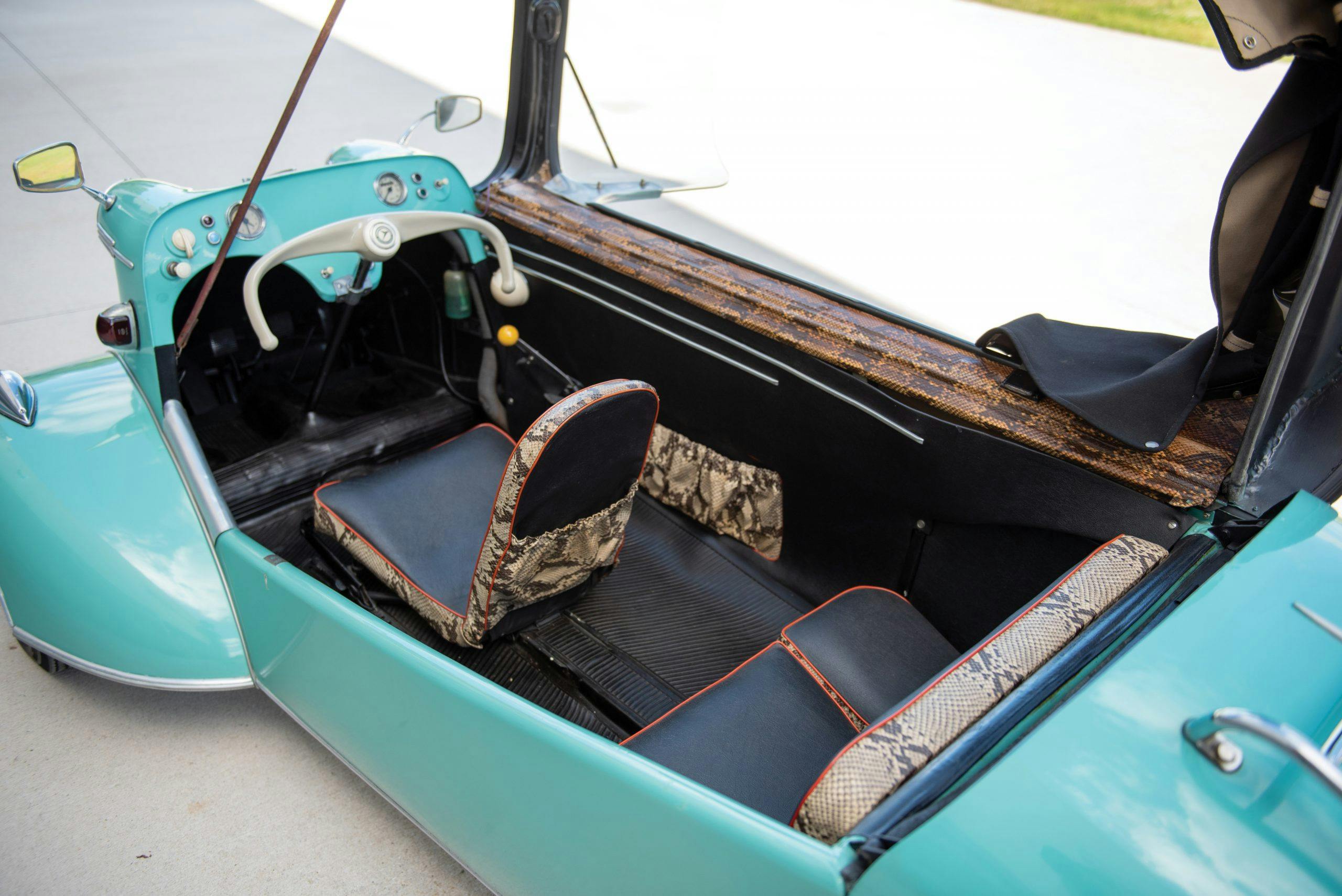 1958 Messerschmitt KR 201 Roadster cockpit