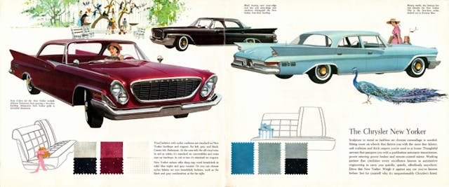 1961 Chrysler New Yorkers brochure picture
