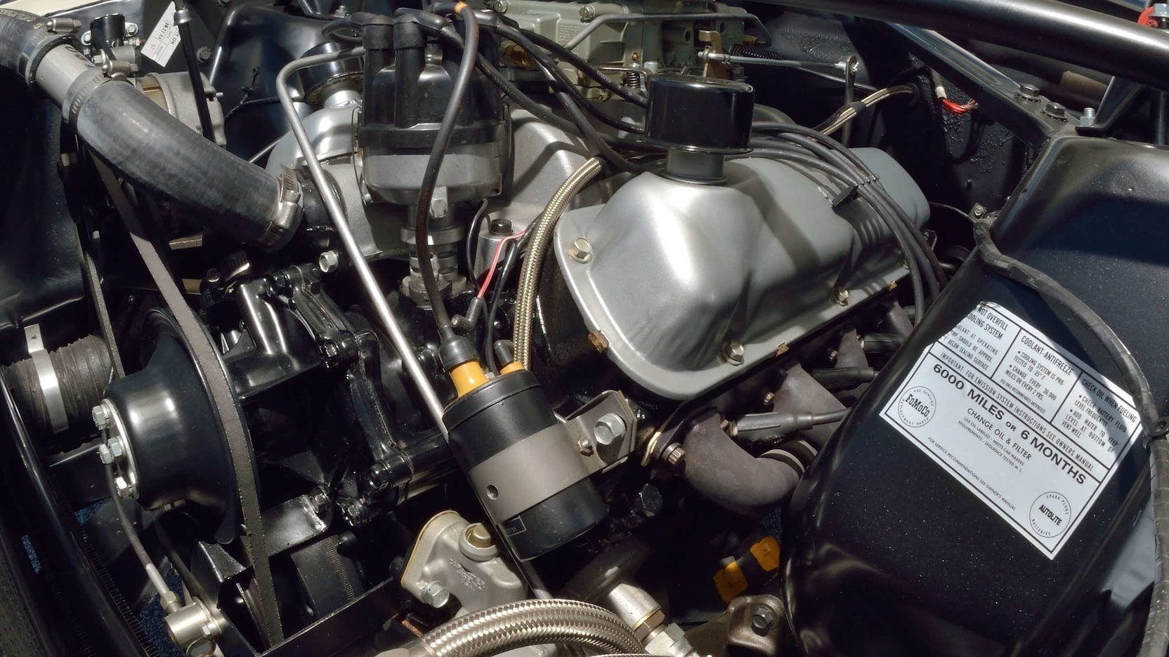 1965 Shelby GT350R Prototype Engine Close Up