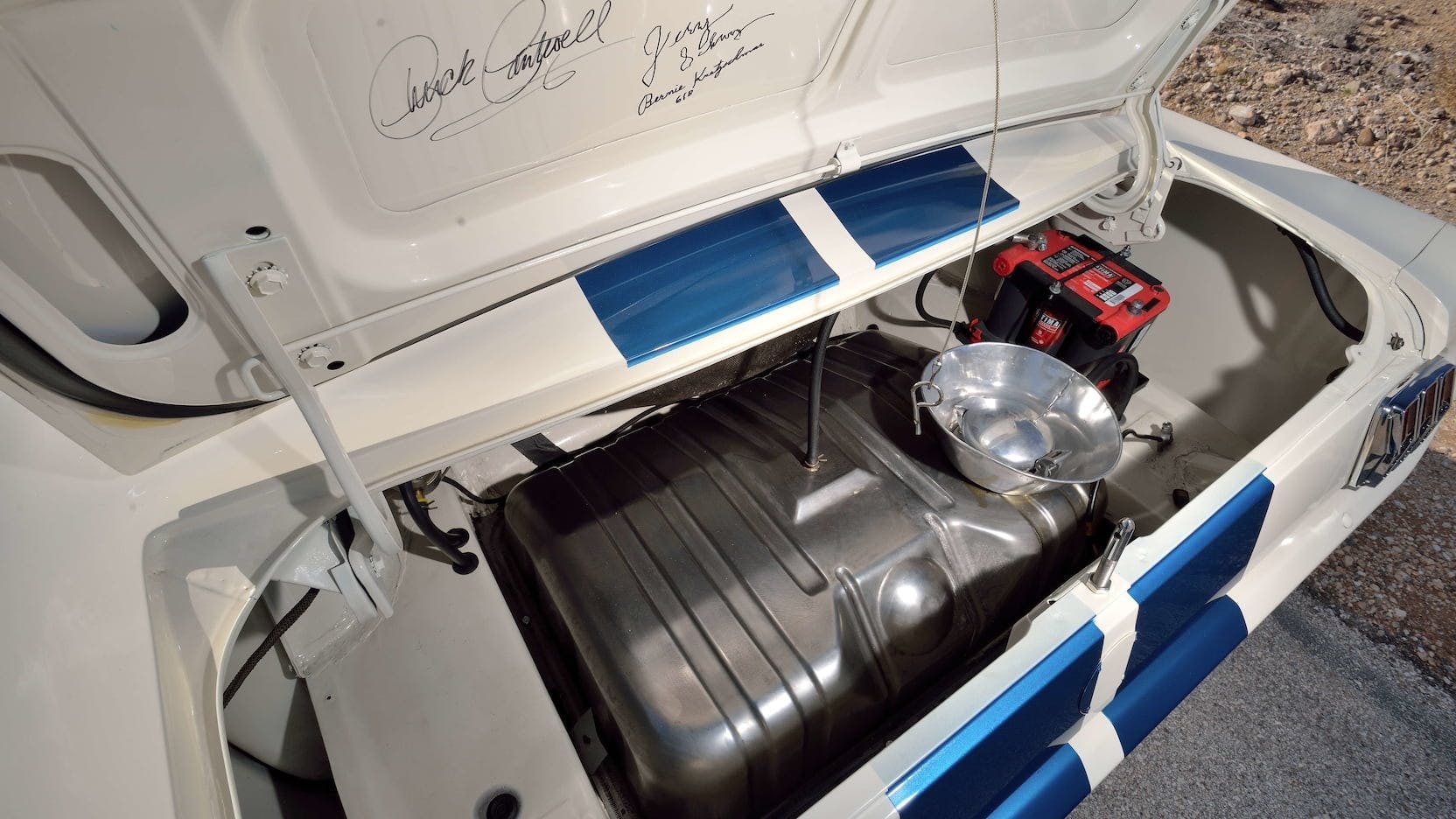 1965 Shelby GT350R Prototype Trunk Signature