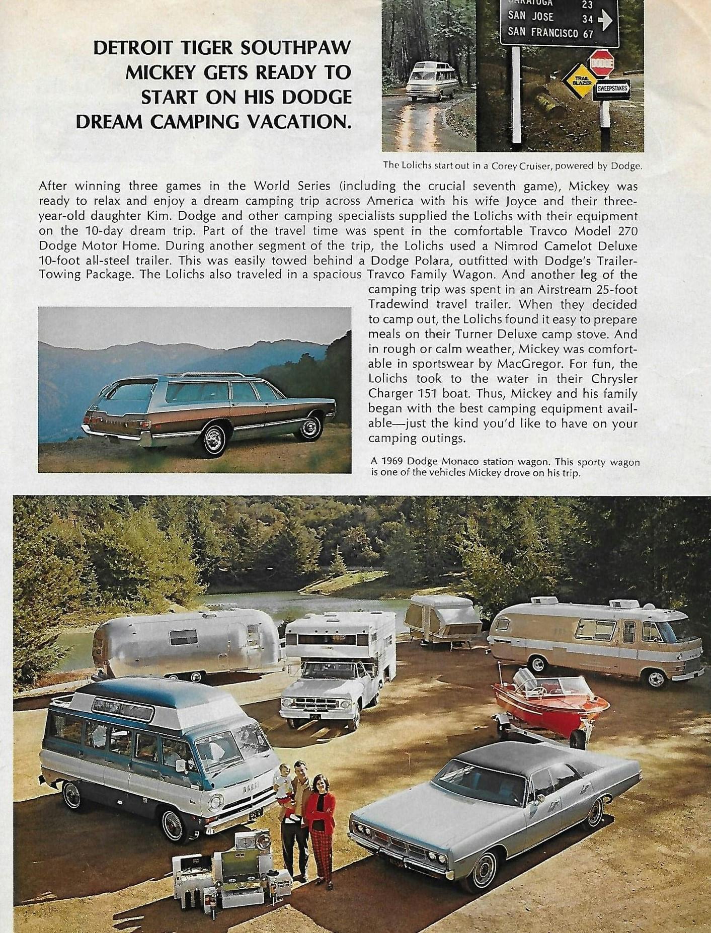 1969 Dodge - Mickey Lolich - Trailblazer Sweepstakes - Page 2