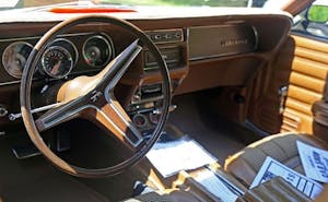1970 Mercury Cougar 2dr brown interior