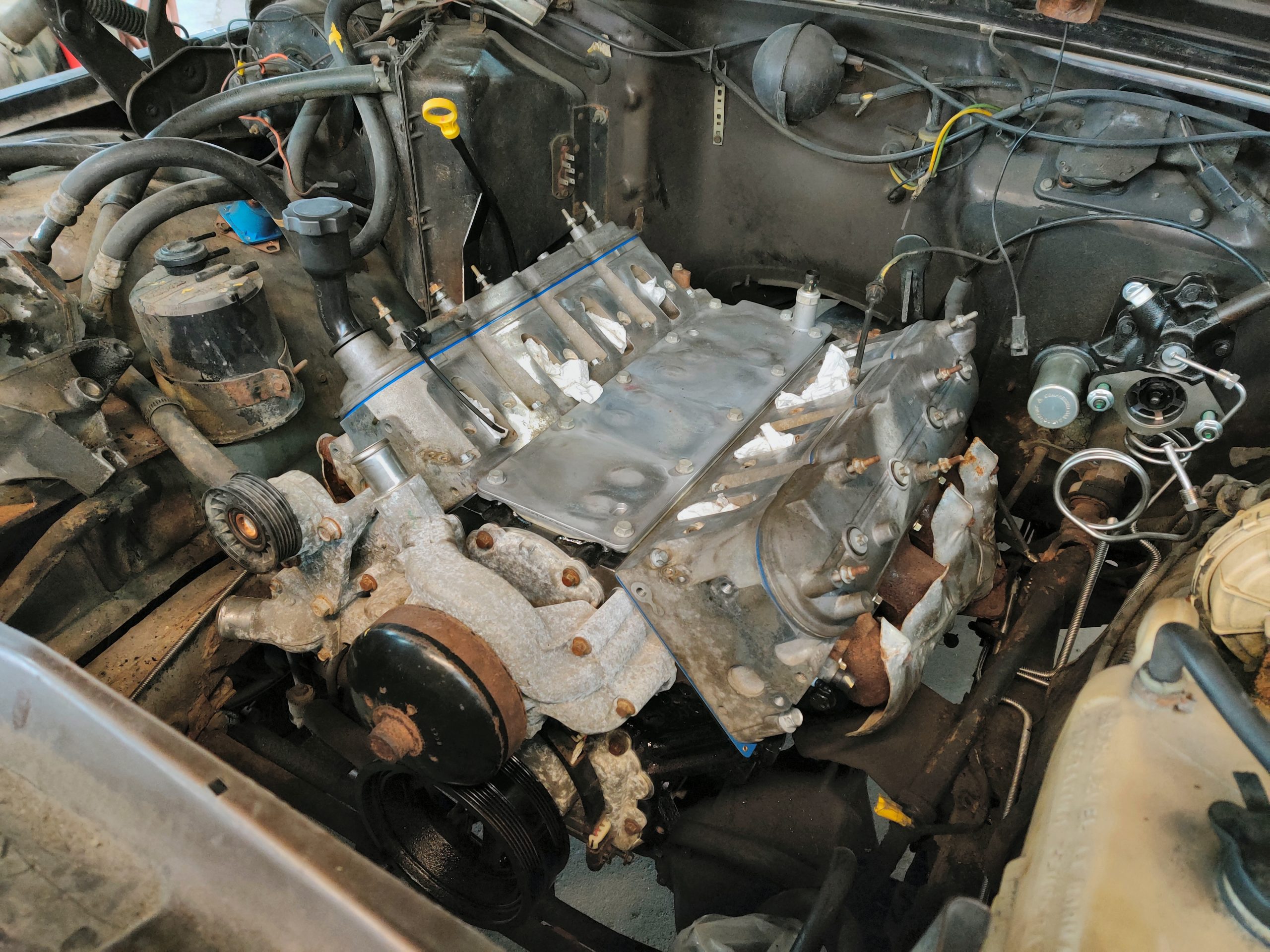 Jeep Grand Wagoneer LS swap Project lessons learned