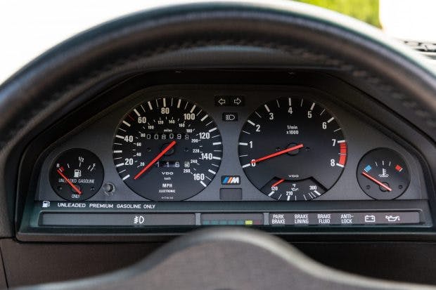 1988 BMW M3 gauges