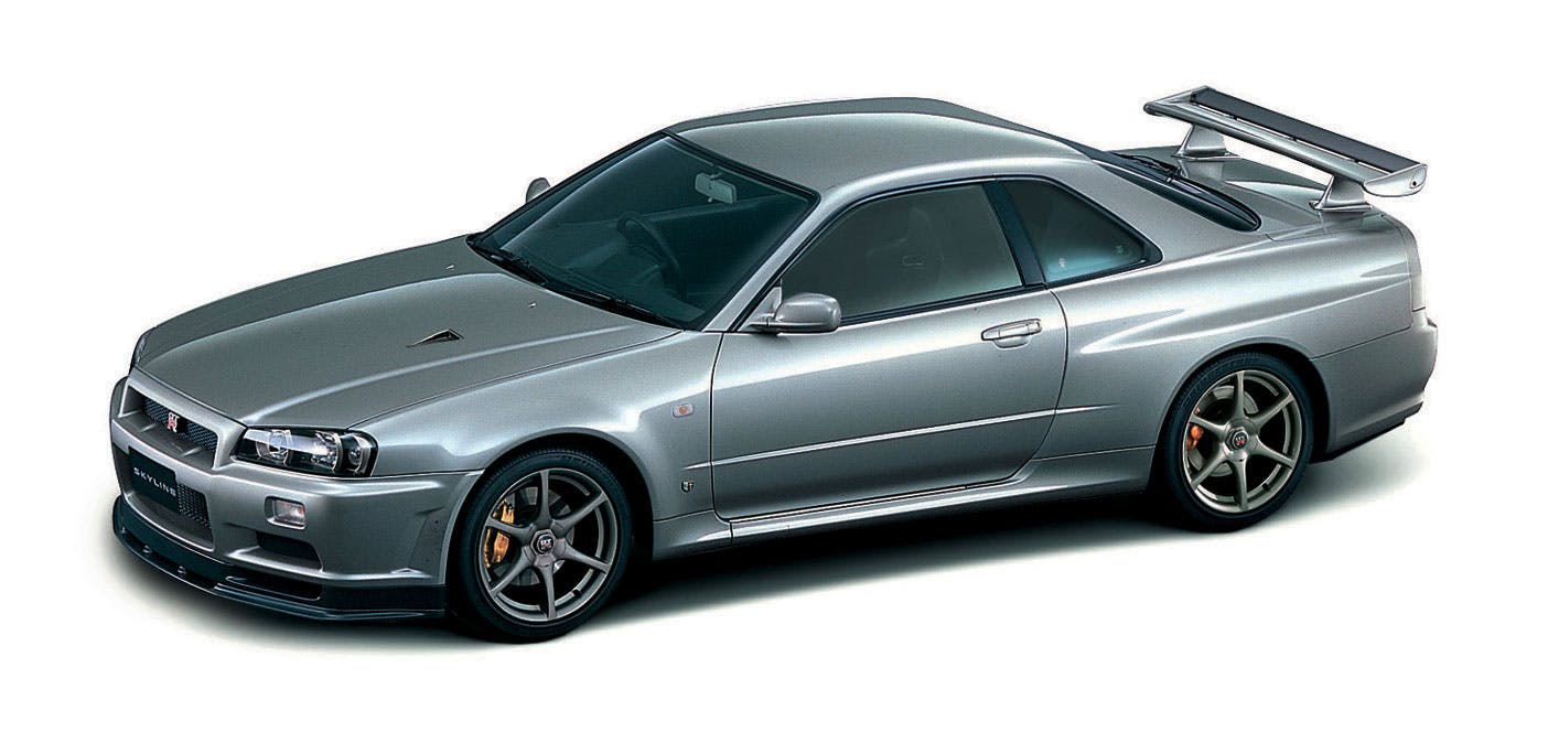 2002 Skyline GT-R V spec front three-quarter