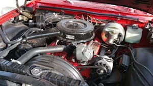 1962 chevrolet impala SS engine bay