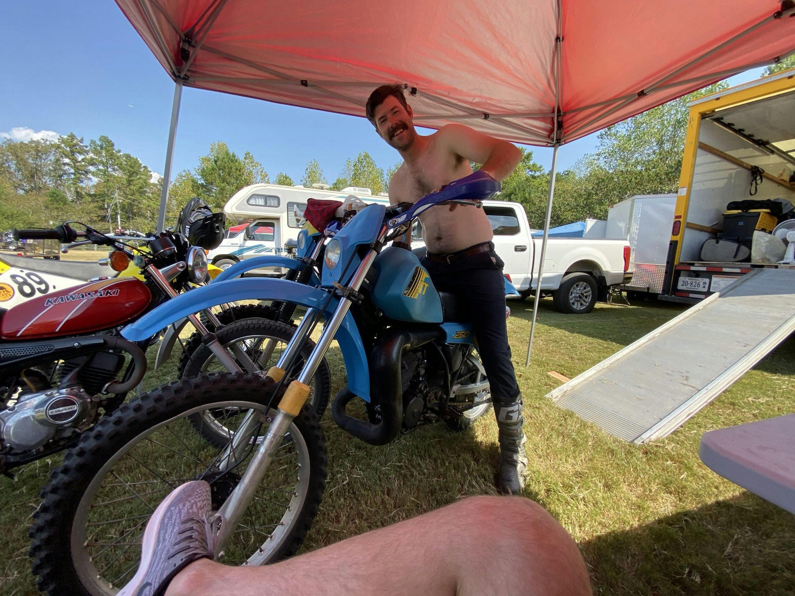 2019 Barber Vintage Festival Rider With Moto