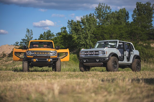 2021 Ford Bronco Two Door and Four Door Models