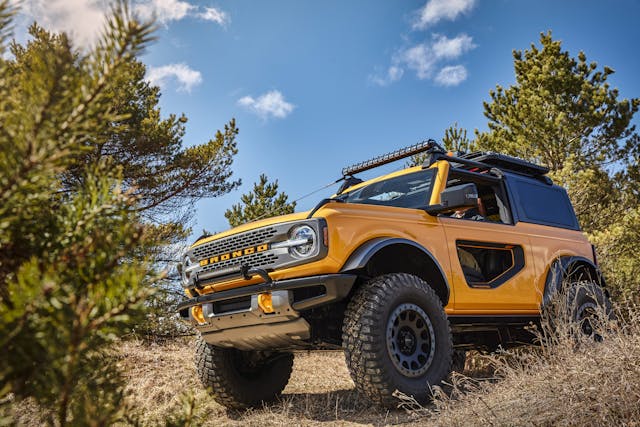 2021 Ford Bronco Two Door Front Three-Quarter