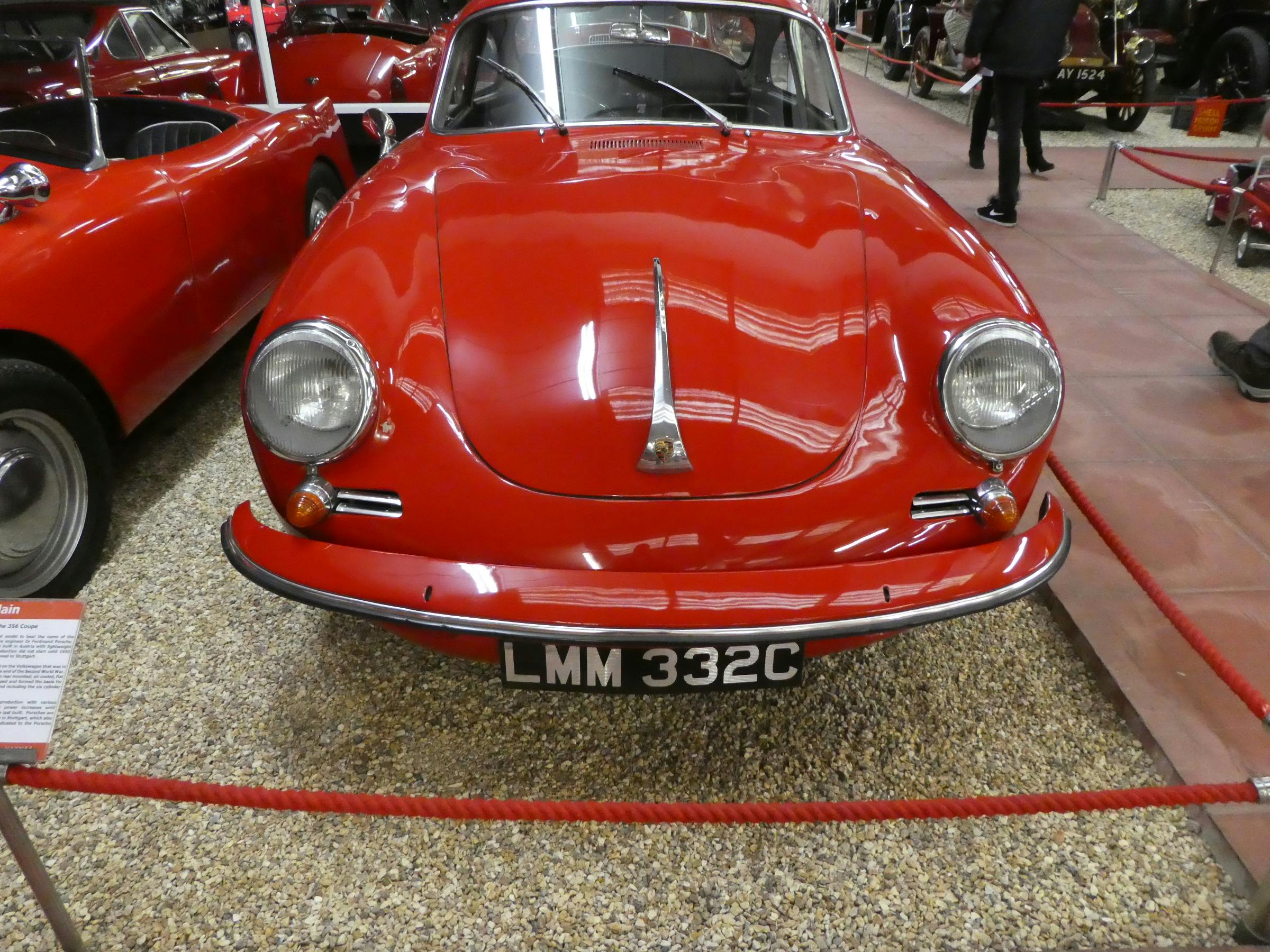 Red Room Porsche 356 front