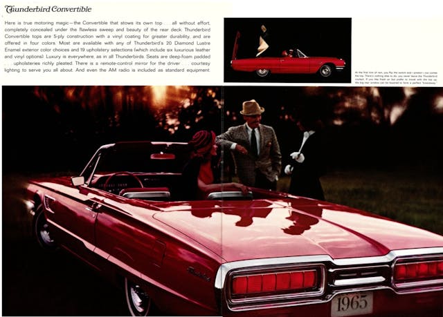 1965 Ford Thunderbird brochure picture