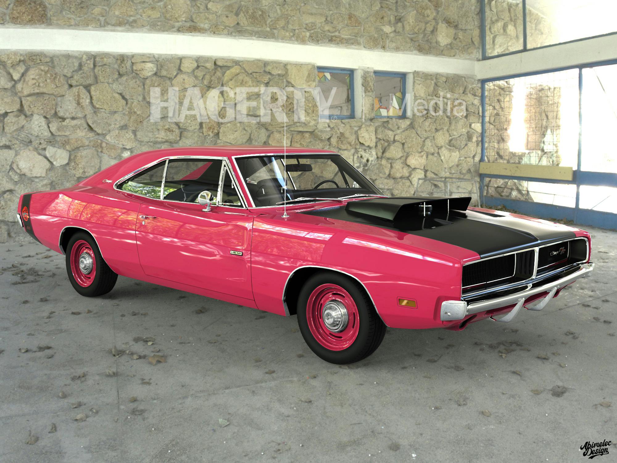 69 Charger Hellcat Pink