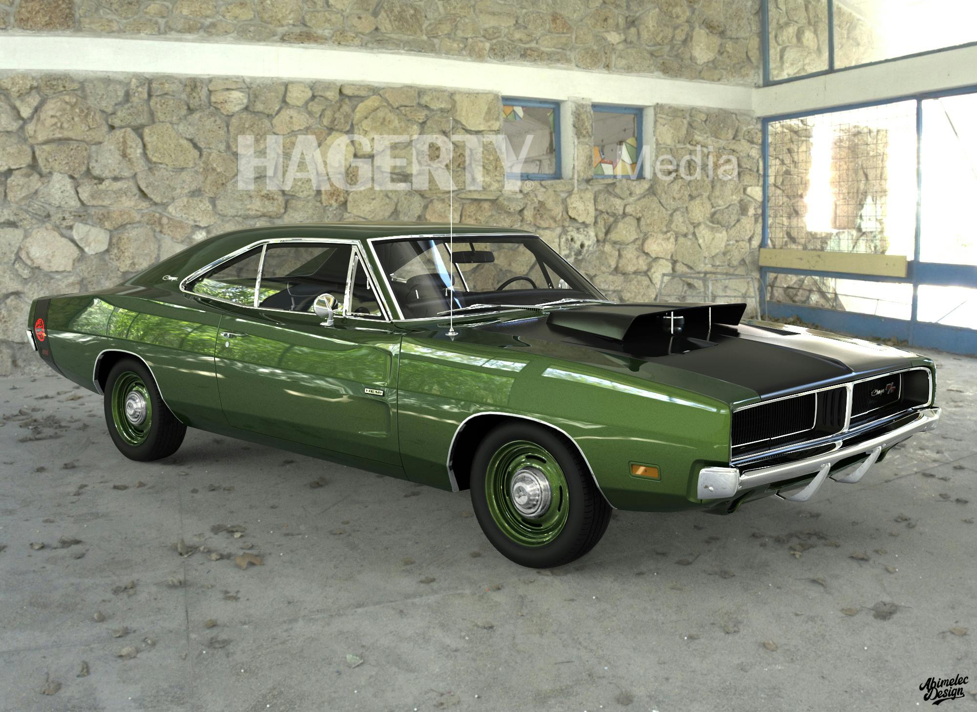 69 Charger Hellcat Green