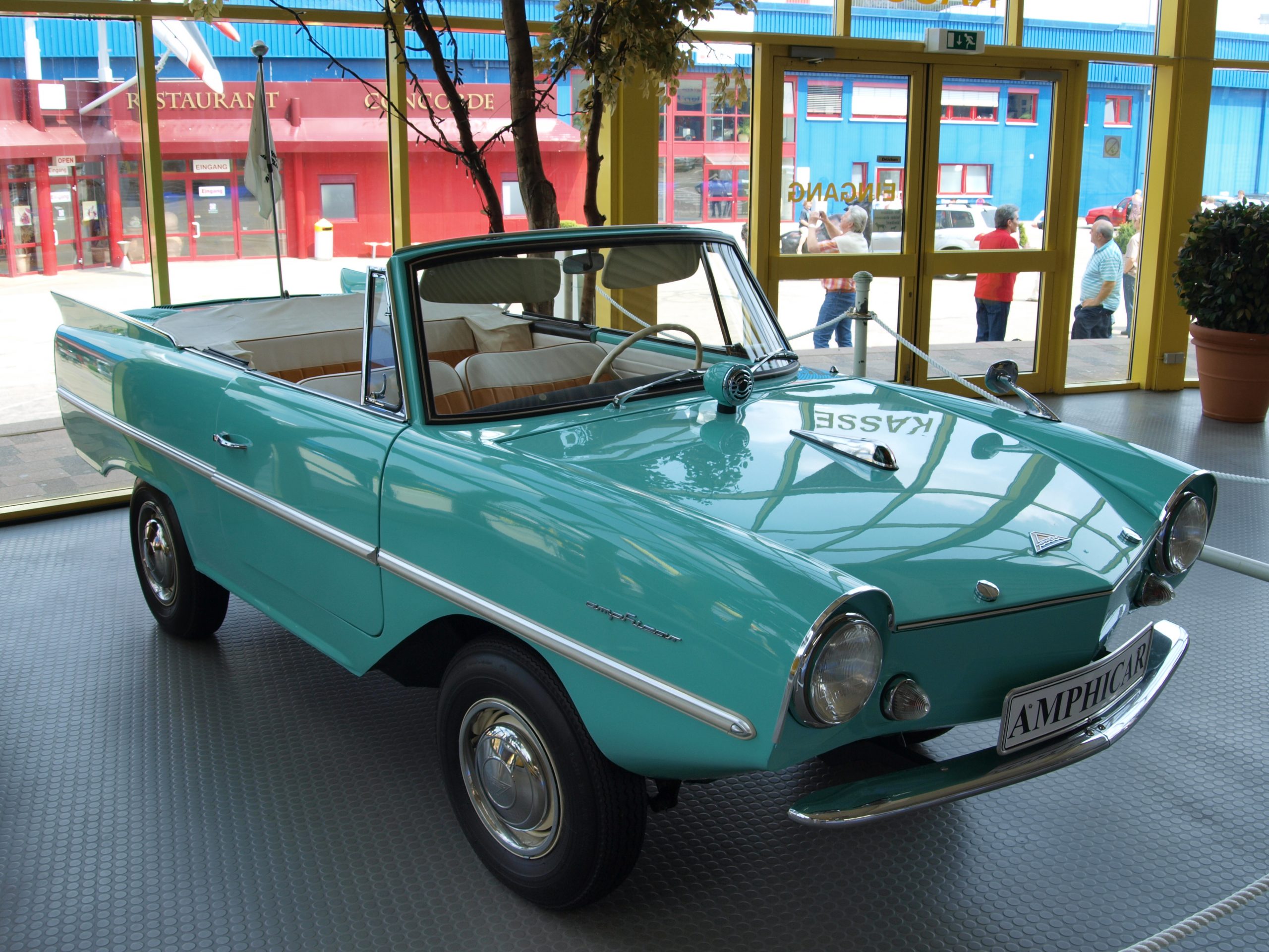 6 amphibious cars to