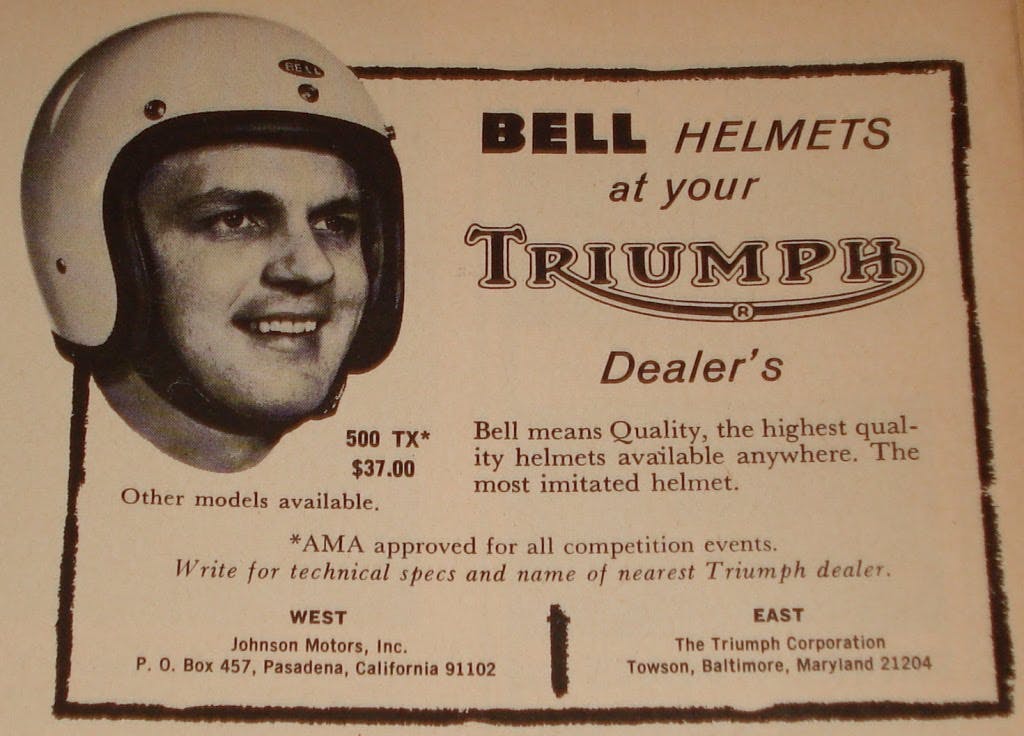 Bell Helmets 500TX advertisement 