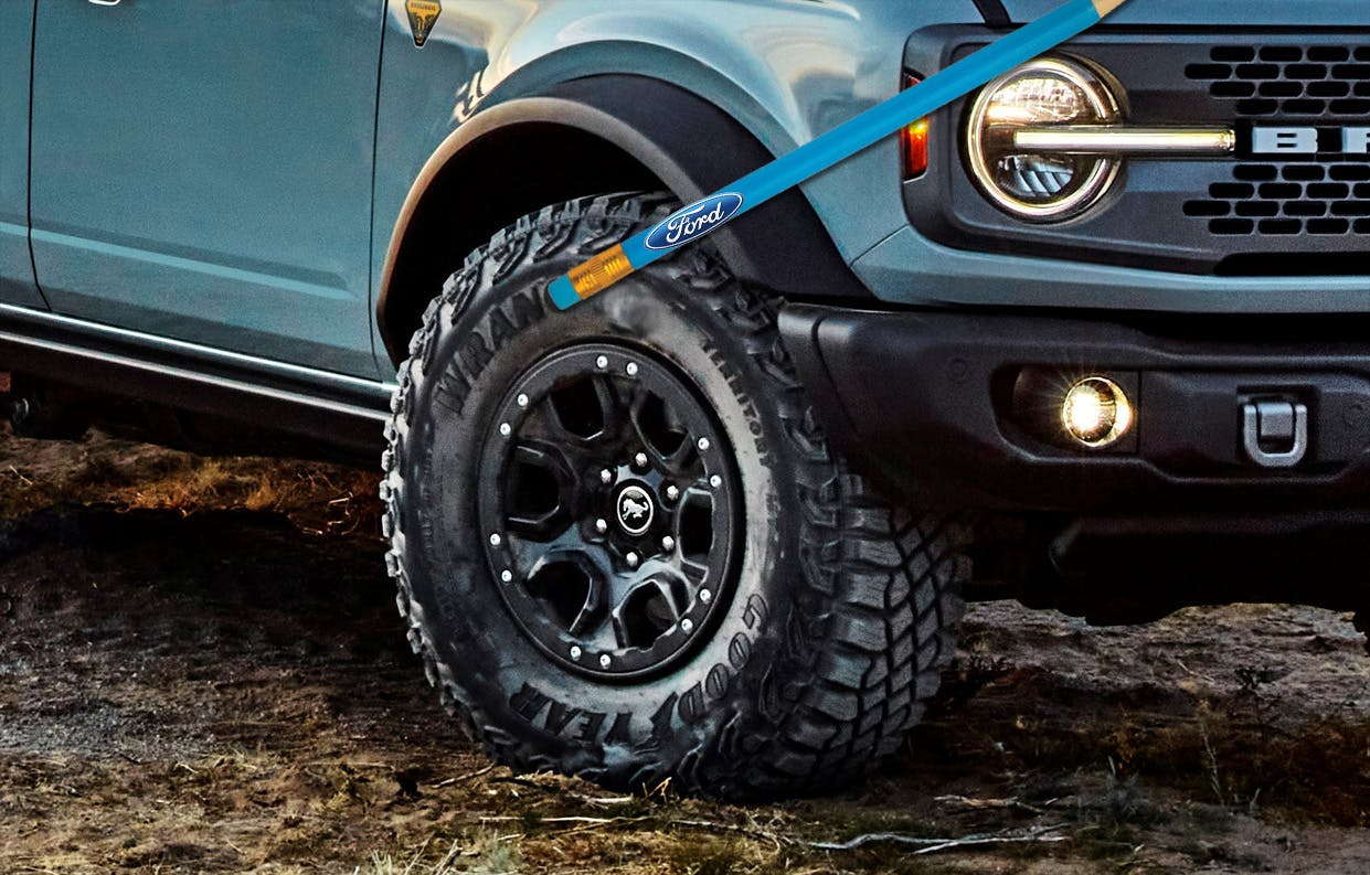 Ford Bronco's special Goodyear tires omit 