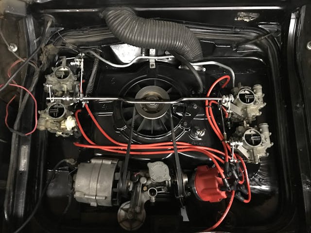 Chevrolet Corvair engine compartment