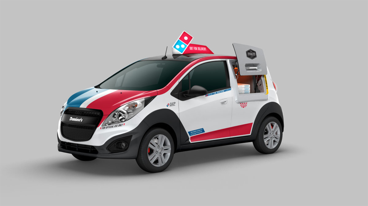 Why Domino s DXP delivery cars were anything but half baked