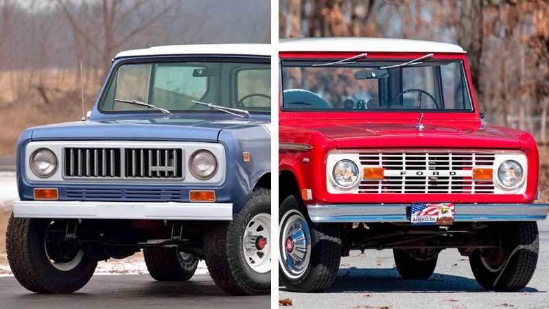 Ford Bronco and Harvester Scout Fronts