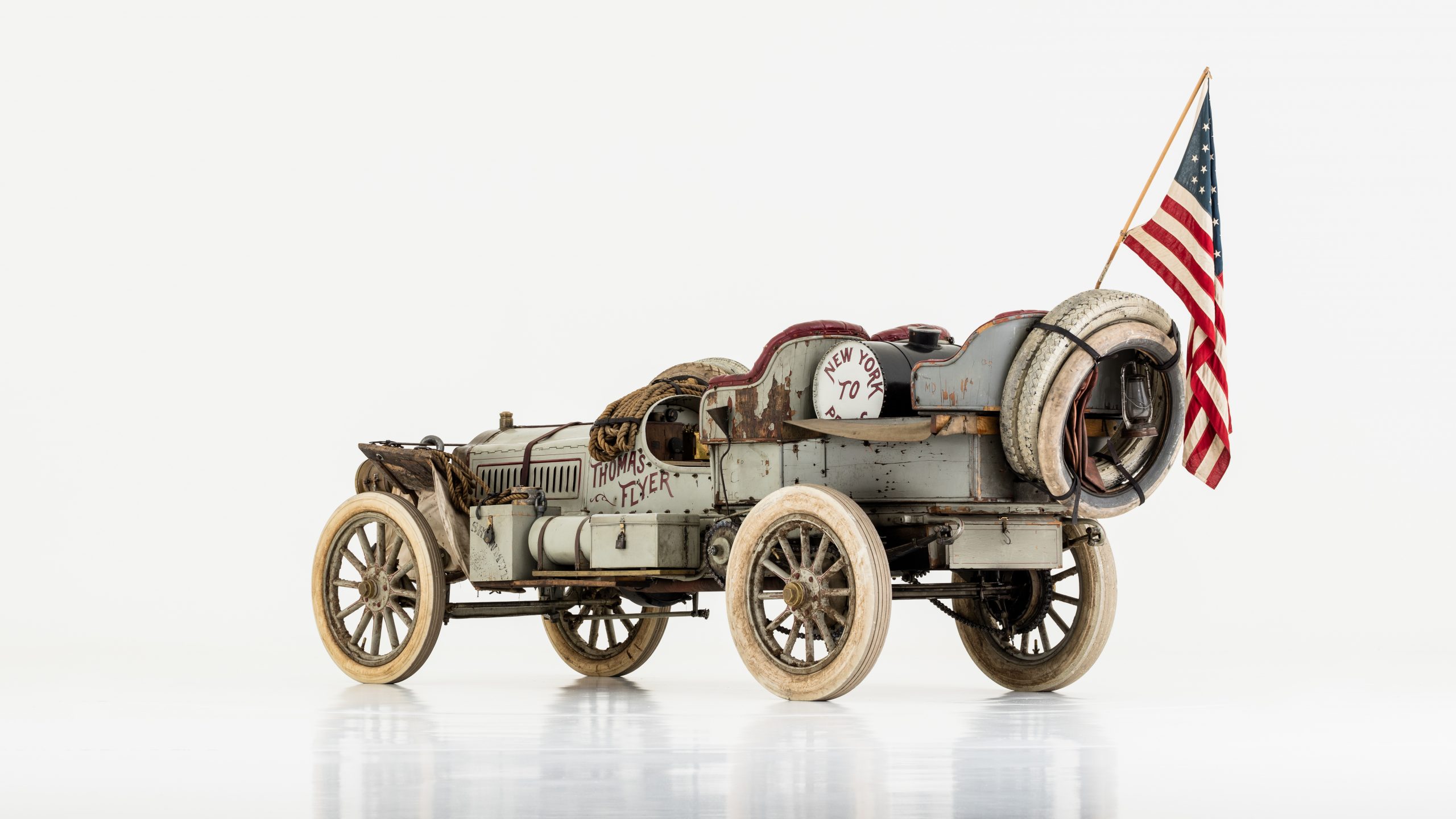 The 1907 Thomas Flyer circled the globe in 169 days—without roads