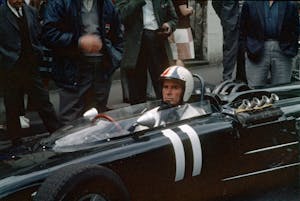 James Garner 1966 Royat tournage du film Grand Prix