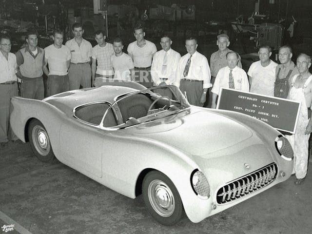 Mid Engine C1 Corvette Assembly Photo