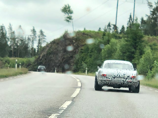 Volvo P1800 electric spy shot 2