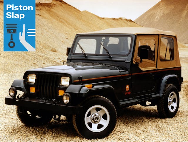 Piston Slap Jeep Wrangler Front Three-Quarter