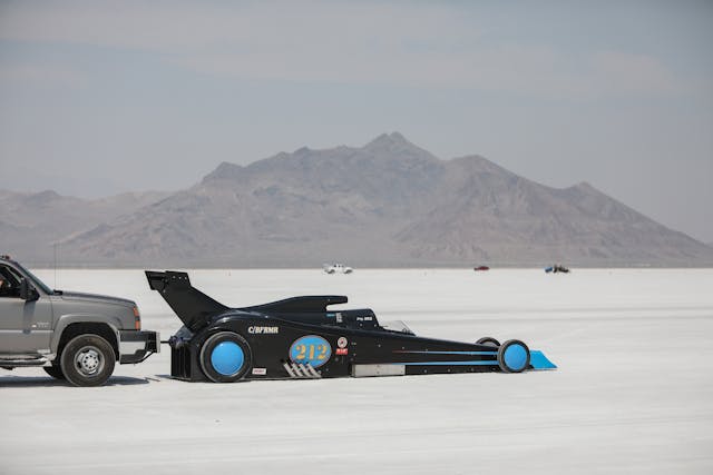 Rear Modified Roadster Bonneville Speed Week salt flat