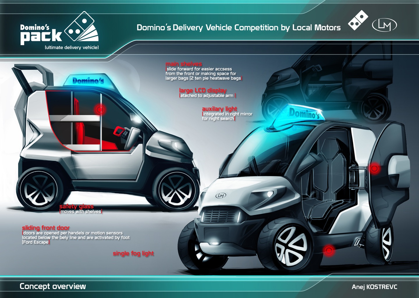 Why Domino s DXP delivery cars were anything but half baked