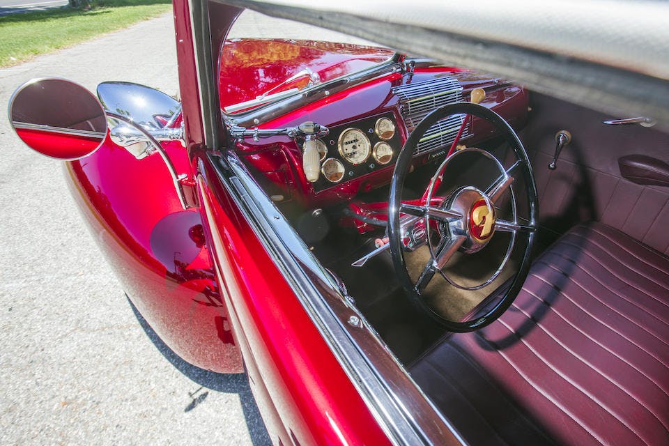 1939 Ford Convertible Coupe Hot Rod interior window