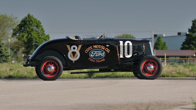 1933 Ford roadster Elgin race profile