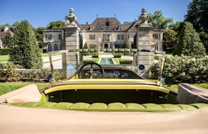 robert redford gatsby rolls-royce rear over top