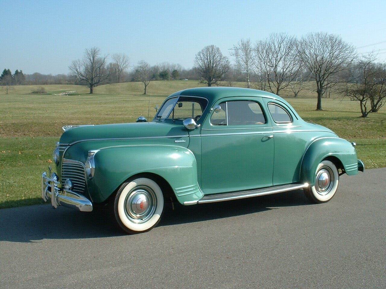 1941 Plymouth Special Deluxe front three-quarter