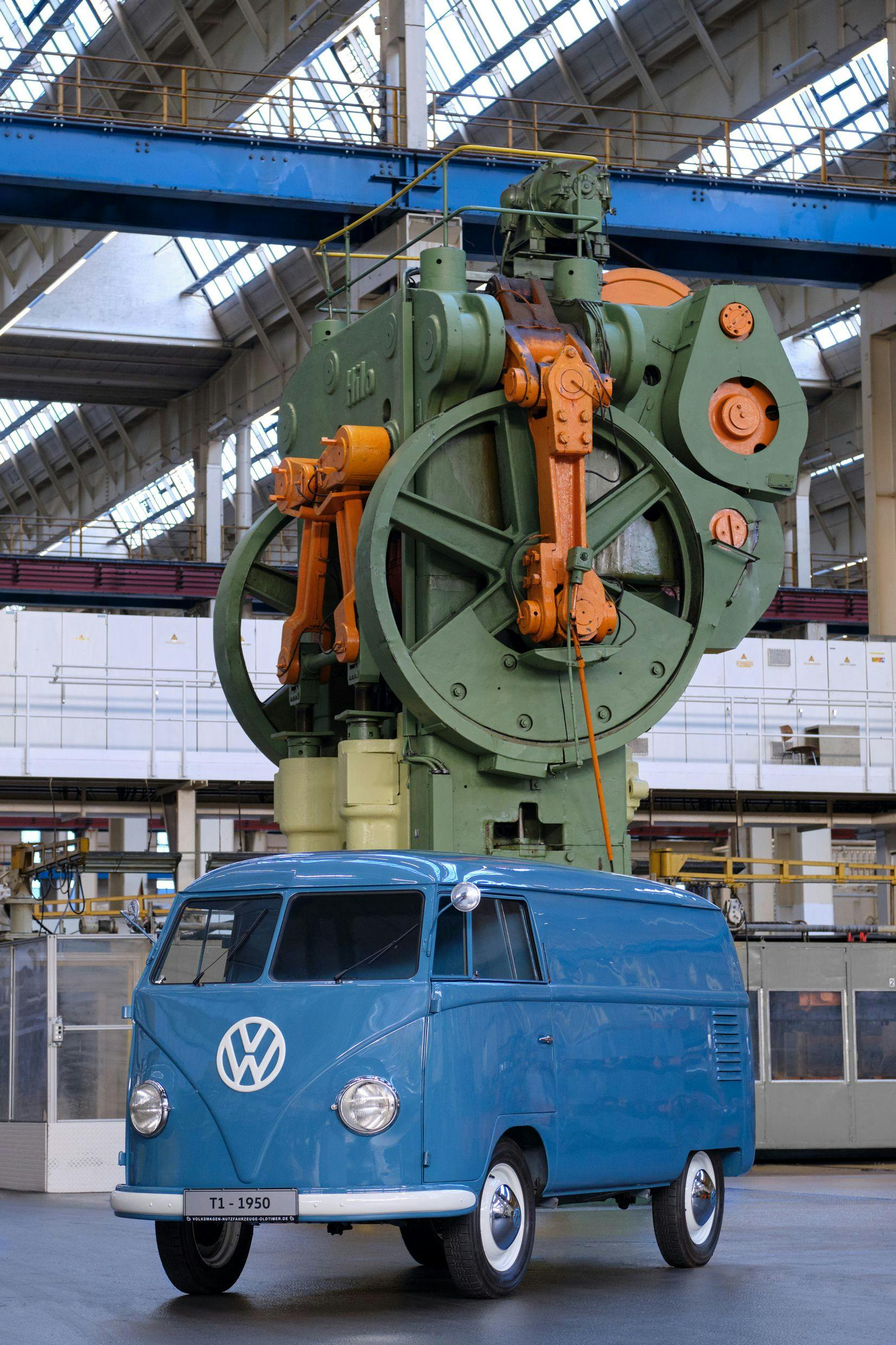 1950 VW T2 - Oldest - Industrial setting