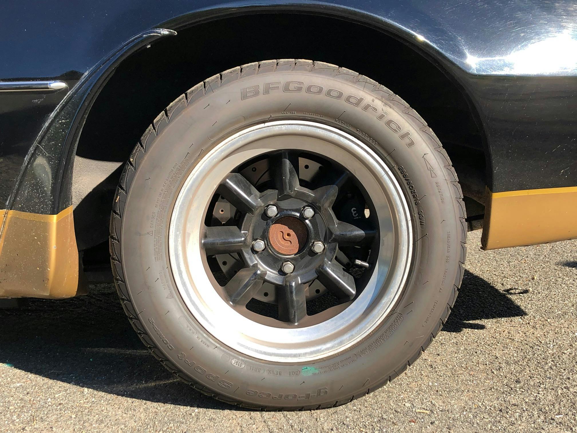 1978 Pontiac DKM Macho Trans Am wheel and tire