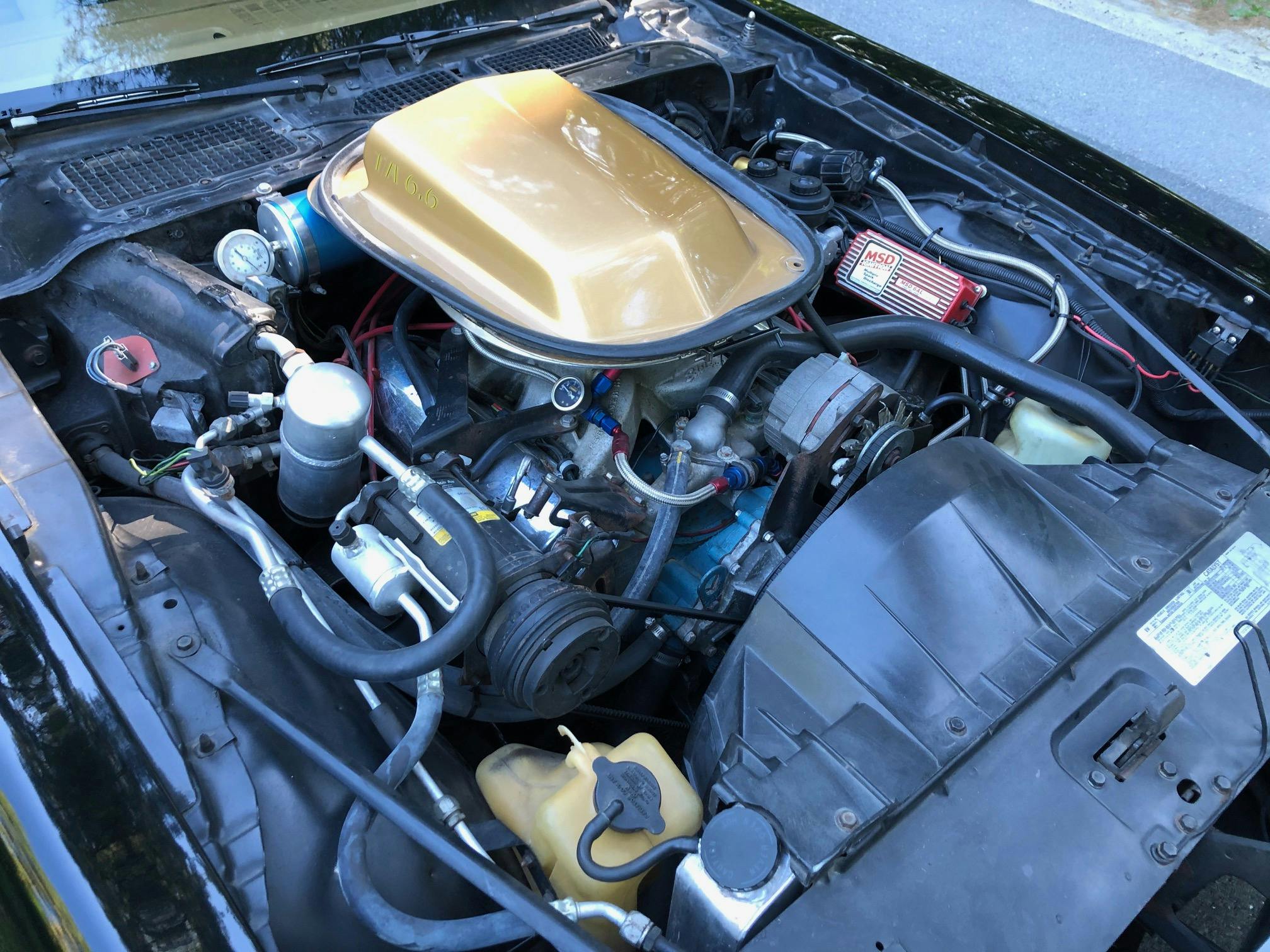 1978 Pontiac DKM Macho Trans Am engine angle