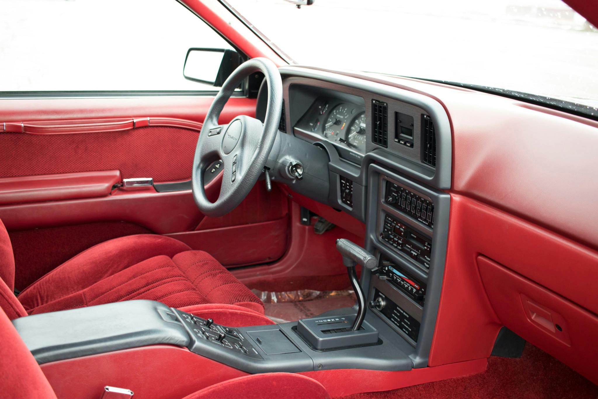 1988 Ford Thunderbird Turbo Coupe Interior