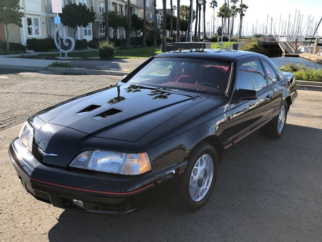 1988 Ford Thunderbird Turbo Coupe front three-quarter