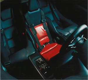 McLaren F1 interior cockpit seat