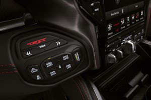 2021 Ram 1500 TRX transfer case switches and drive modes