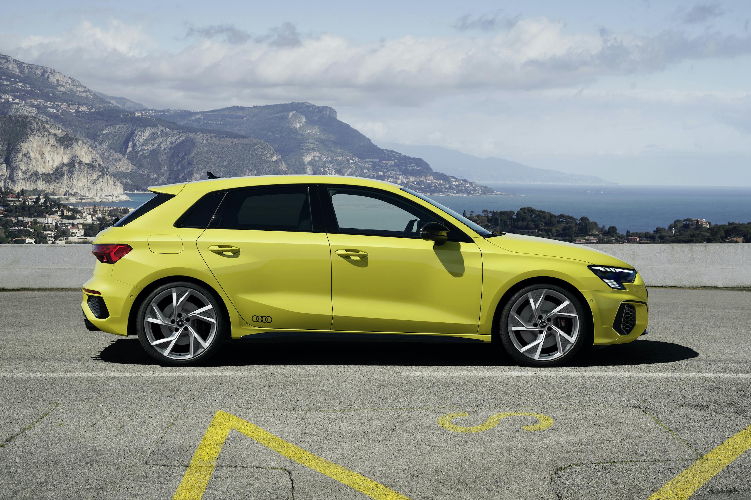 Audi S3 Sportback python yellow