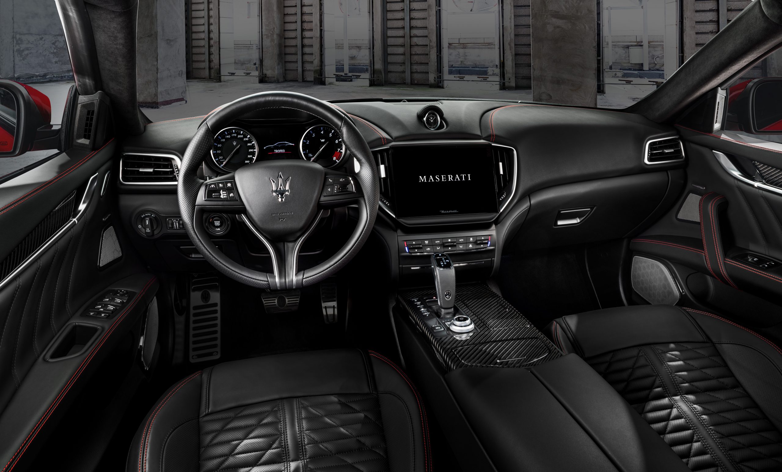 trofeo ghilbli car interior front