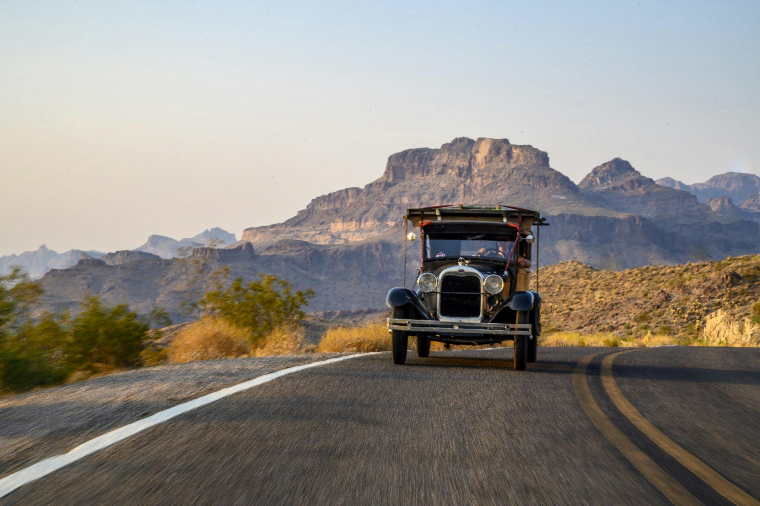 1929 Model A on Route 66
